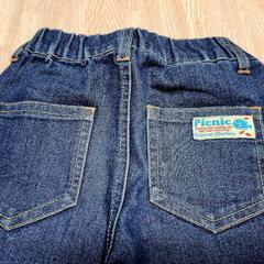 ベビー用デニムパンツ 90サイズ ミキハウスピクニック ジーパン 子供服 男の子 女の子の画像