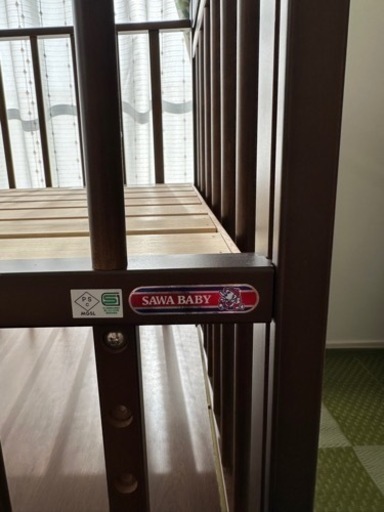 【お値引き】サワベビー 澤田工業 EASE イーズ すのこハイベッド ベビーベッド 日本製