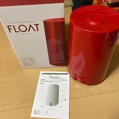 【決まりました】★良品！大容量●赤アロマ加湿器●オシャレなタワー型