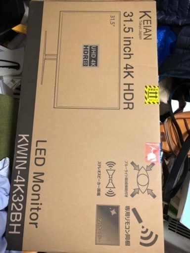 ★31.5型 4Kモニター KEIAN KWIN-4K32BH ※バックライト１か所不具合あり