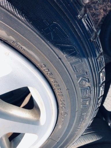 冬タイヤ 205/65R15 アルミ付きスタッドレス 4本組