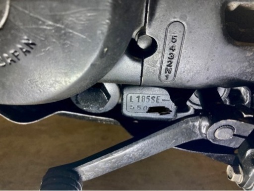 HONDA XL185S ビンテージオフロード逆車国内未登録実動軍放出品 (log