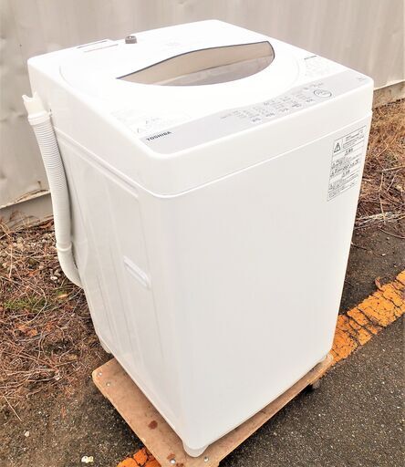 全国送料無料★3か月保障付き★洗濯機★2019年式★東芝★AW-5G6★5kg★Y-0201-103