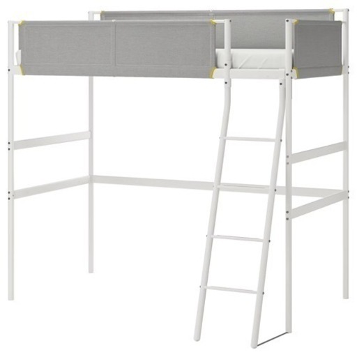 IKEA ロフトベッド　白