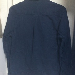 ZIP FIVE メンズシャツ　ネイビーの画像