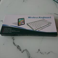 (新品ブラック)ワイヤレスキーボード(英数)の画像