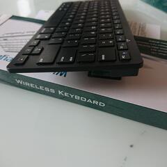 (新品ブラック)ワイヤレスキーボード(英数)の画像