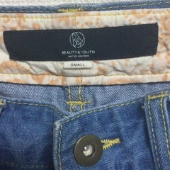 BEAUTY&YOUTH UNITED ARROWS メンズハーフジーンズ　パンツ　の画像
