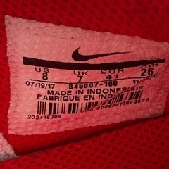 室内用　NIKEテニスシューズ　26cmの画像