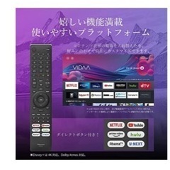 ハイセンス75型TV７５Ａ65G  3月12日まで！！