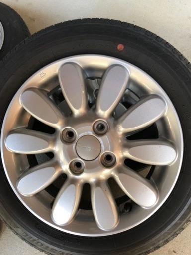 ブリヂストン　タイヤホイールセット4本　155/65R14 75S　スズキアルトラパン　純正