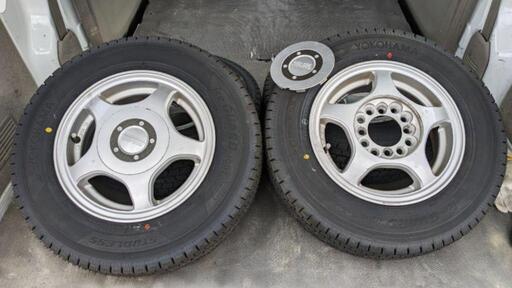 145/80R/12、ホイール付22年製未使用スタッドレスタイヤ