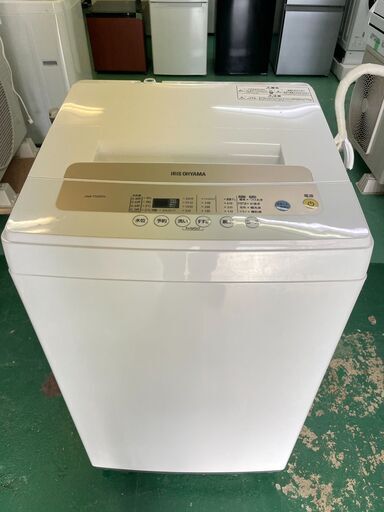 ★新生活★5kg洗濯機 1人暮らし スリム 2020年 IAW-T502EN アイリスオーヤマ 50/60Hz共用 生活家電 福島 郡山市 a