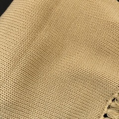 マフラー ニットマフラー  ベージュ   チクチクしない 新品未使用 の画像