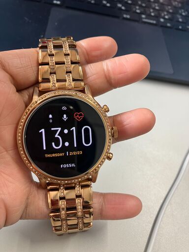 ジェネレーション5 スマートウォッチ JULIANNA HR ローズゴールドトーンステンレススチール