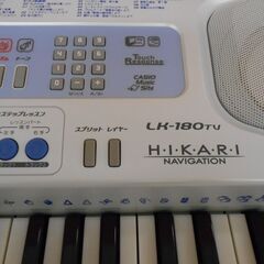 CASIO　キーボード　LK-180TVの画像