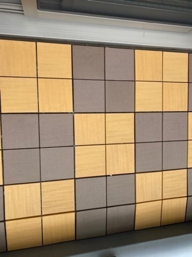 ウッドタイル、ウッドパネル　54枚