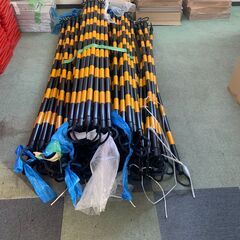 【在庫限り】コーンバー　カラーコーン用バー2ｍ×34φ　4本セットの画像