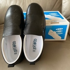 【ほぼ未使用】コックシューズ 靴 黒 26cm 箱付きの画像