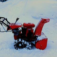土屋製作所　サイドクラッチ付き　除雪機