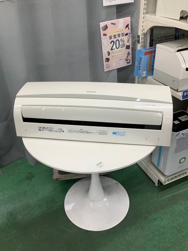 安心の6ヶ月保証付！！ IRIS  OHYAMA　2.2kw壁掛けエアコン　IRA-2203R  2018年製