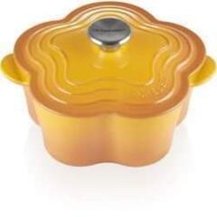 【値下げ】Le Creuset　ココット・フルール ネクター