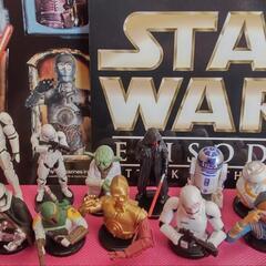 お取引決まりました。スターウォーズのミニフィギュア13個&ピンナップなどの画像