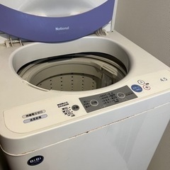 National縦型洗濯機❗️300円❗️4.5ℓの画像