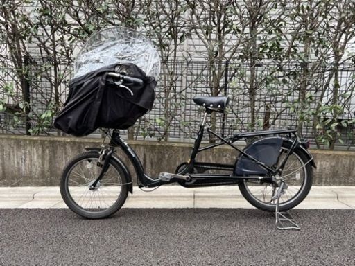 【雨カバー付き、非電動】丸石サイクル FRCH203Z [シティサイクル ふらっかーずシュシュ 20インチ 内装3段変速 マットブラック]