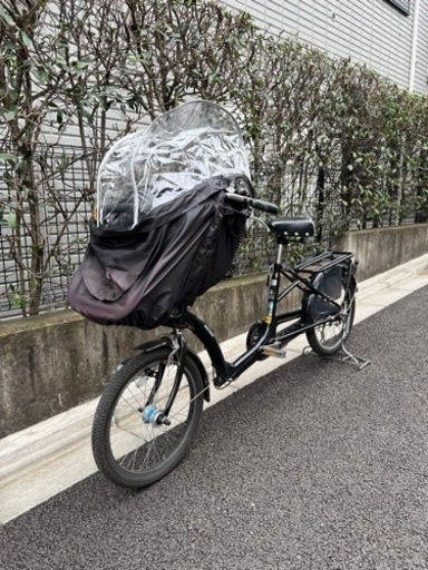 【雨カバー付き、非電動】丸石サイクル FRCH203Z [シティサイクル ふらっかーずシュシュ 20インチ 内装3段変速 マットブラッ