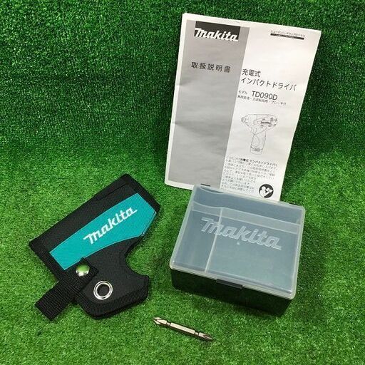 マキタ makita TD090DWXW 充電式 インパクト ドライバー 10.8V 純正バッテリー2個付き 白【市川行徳店】【店頭取引限定】【未使用】管理番号：ITUGLICYJE0Q