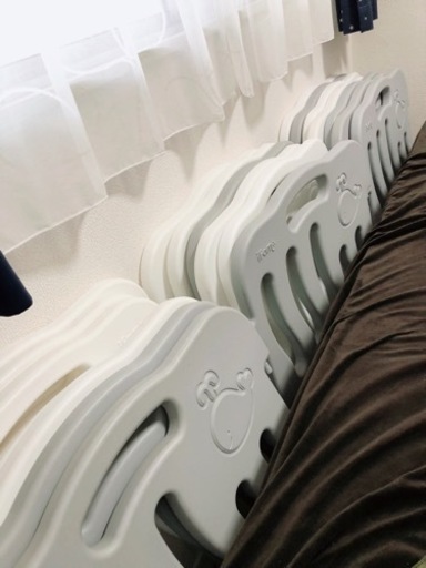 iFam ベビーサークル ドア付き20枚セット