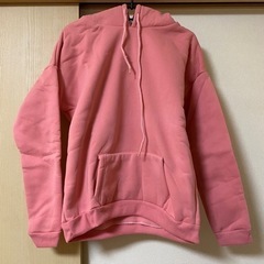 ⁑未使用⁑ パーカー トレーナー トップス 長袖 ピンク L