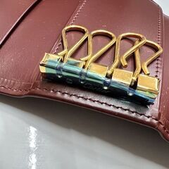 未使用 カルティエ マストライン 4連キーケース L3000453 ボルドー カーフレザー ゴールド金具 ギャランティカード 箱付き ☆ 札幌市 豊平区 平岸の画像