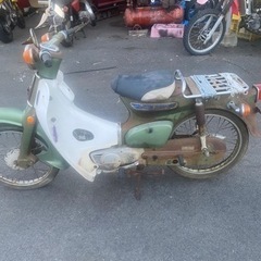 ホンダ　スーパーカブ70 カモメ？行燈　レストアベース　部品取り　C70の画像