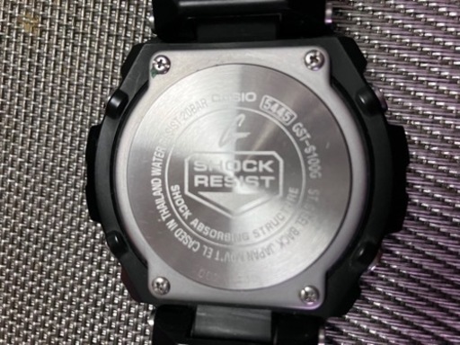 【取引成立】中古G-SHOCK GST -100G-1BDR G-STEELビッグフェイスでカッコイイ腕時計！