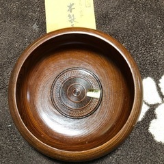 未使用 純木 漆塗り  菓子器