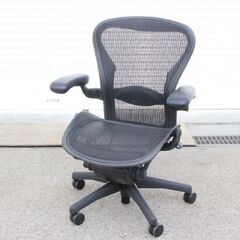 T720) HermanMiller アーロンチェア AE123AWB TYPE 1 ハイバック メッシュ 人体工学 機能性 椅子 ハーマンミラー オフィス 在宅