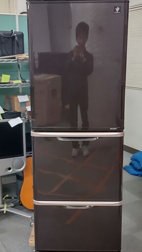 SHARP ノンフロン冷凍冷蔵庫 SJ-PW35Y-T 2014年製
