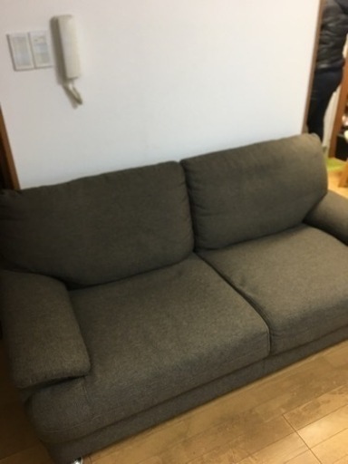 2人掛けソファ横幅175cm奥行き85cm高さ78cm