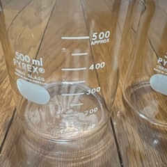 パイレックス　ビーカー　トリオ　500ml、300ml、200ml の画像