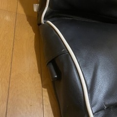 座椅子　ニトリのカバー付きの画像