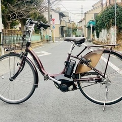 ヤマハ電動アシスト自転車12.3Ah YAMAHAヤマハ電動アシスト自転車26インチ 12.3Ahブルー
