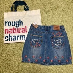【新品、未使用】rough デニムスカート の画像