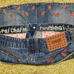 【新品、未使用】rough デニムスカート の画像