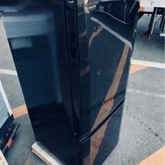 配送可能　三菱 146L 2ドア冷蔵庫（サファイヤブラック）【右...