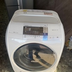 5km以内配送無料　保証付き　日立 HITACHI BD-V5600L H [ビッグドラム ななめ型ドラム式洗濯乾燥機（9.0kg） 左開き 自動お掃除搭載 ライトグレー]