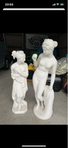 ☆アンティーク？　銅像　2体