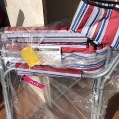 新品！アルミディレクターチェアーの画像