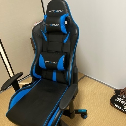 引き取り限定　GTRACING ゲーミングチェア　オットマン付き